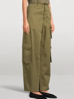 The General Wide-Leg Cargo Pants