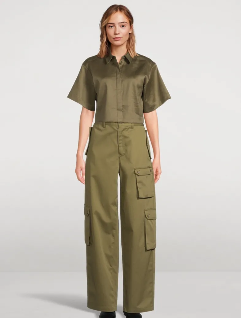 The General Wide-Leg Cargo Pants