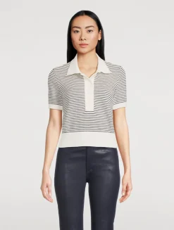 The Graduate Stripe Jacquard Polo Shirt