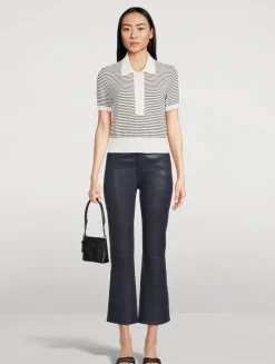 The Graduate Stripe Jacquard Polo Shirt