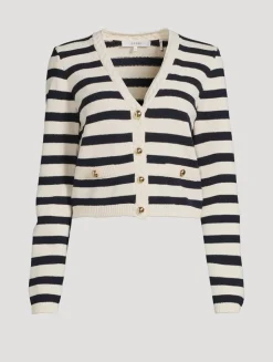 The Harbour Stripe Jacquard Cardigan