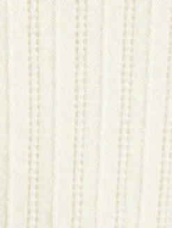 The Ladder Pointelle Cashmere Sweater