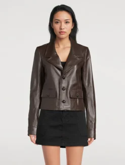 The Leather Cuffed Jacket