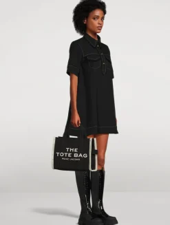 The Medium Jacquard Tote Bag