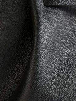 The Midi New York Leather Tote Bag