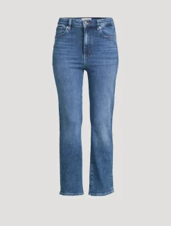 The Pencil Straight Crop Jeans