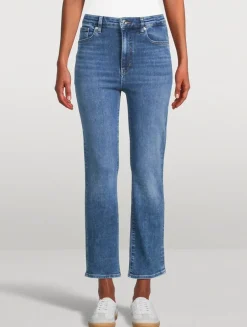 The Pencil Straight Crop Jeans
