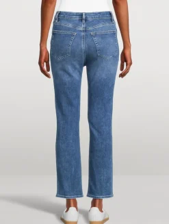 The Pencil Straight Crop Jeans