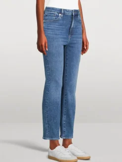 The Pencil Straight Crop Jeans