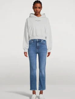 The Pencil Straight Crop Jeans