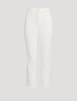 The Pencil Straight Cropped Jeans