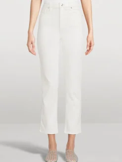 The Pencil Straight Cropped Jeans