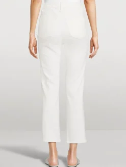 The Pencil Straight Cropped Jeans