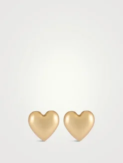 The Puffy Heart Stud Earrings