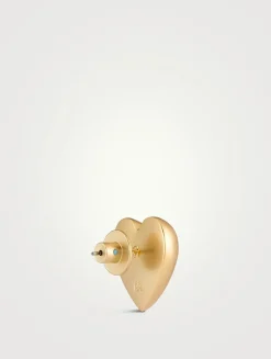 The Puffy Heart Stud Earrings
