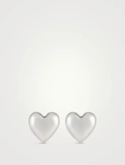 The Puffy Heart Stud Earrings
