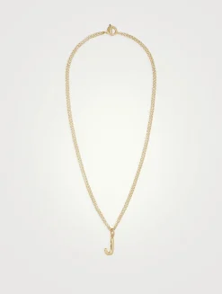 The Puffy Initial Necklace
