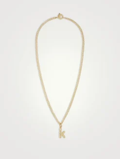 The Puffy Initial Necklace