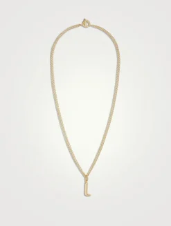 The Puffy Initial Necklace