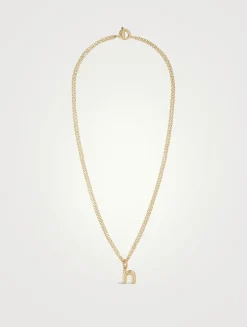 The Puffy Initial Necklace