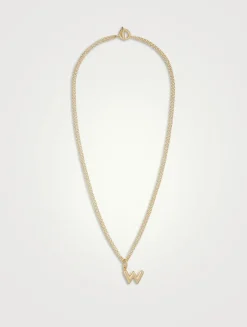 The Puffy Initial Necklace