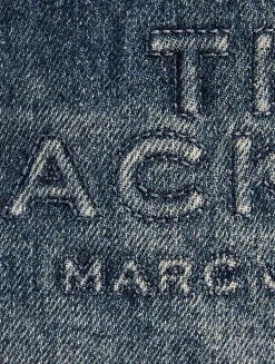 The Sack Bow Denim Shoulder Bag