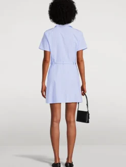 The Safari Shirt Dress In Stripe Print