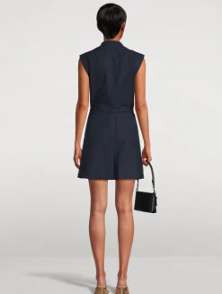 The Safari Sleeveless Shirt Dress