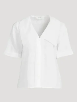 The Sailor Scallop Ramie Shirt