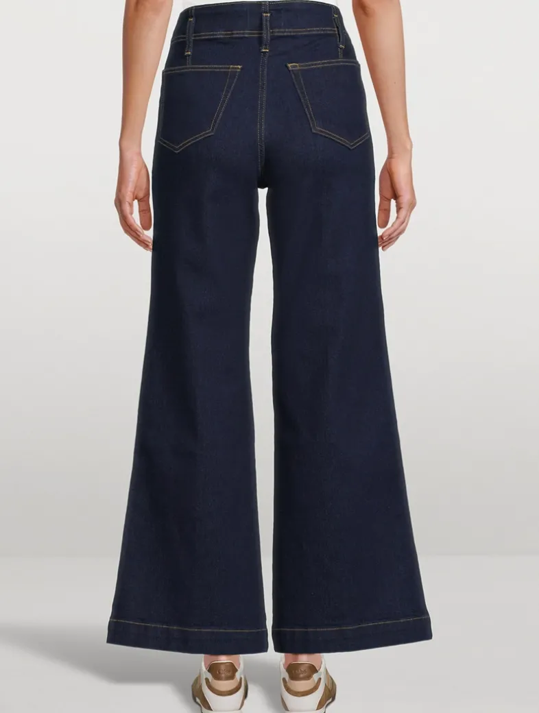 The Seamed Wide-Leg Jeans