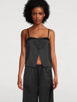 The Silk Button Cami