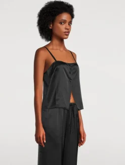 The Silk Button Cami