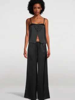 The Silk Button Cami