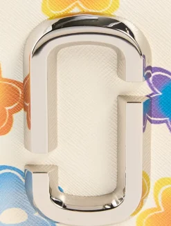 The Snapshot Leather Camera Bag In Wild Daisy Print