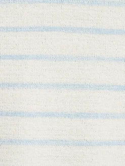 The Stripe Knit Polo Shirt