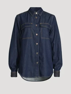 The Trapunto Denim Shirt