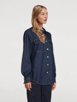 The Trapunto Denim Shirt
