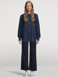 The Trapunto Denim Shirt