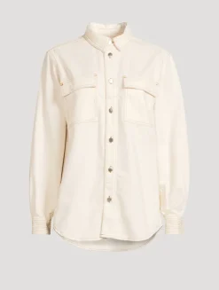 The Trapunto Denim Shirt