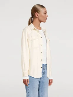 The Trapunto Denim Shirt