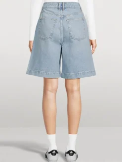 The Trouser Denim Shorts