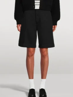 The Trouser Denim Shorts