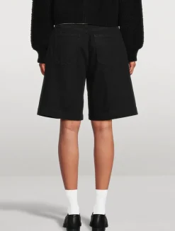 The Trouser Denim Shorts