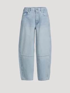 The Twisted Barrel-Leg Jeans