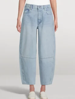 The Twisted Barrel-Leg Jeans