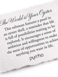 The World Is Your Oyster 14K Gold Talisman Necklace With Diamond