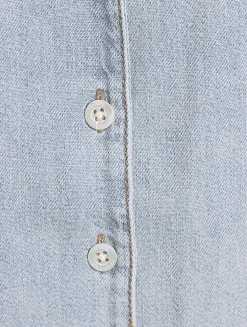 The Yacht Cropped Denim Shirt