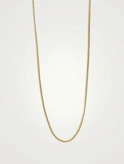 Thin Curb Chain Necklace