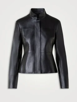 Tino Lacquered Nappa Leather Jacket