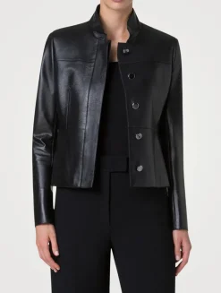 Tino Lacquered Nappa Leather Jacket